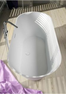 Ванна из искусственного камня Riho Barcelona B117001105 170x70см белый